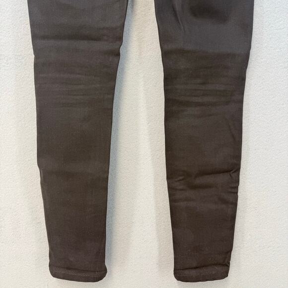 Paige Jeans Women's 25 (2) Black Verdugo Ultra Skinny Skater Girl Goth Preppy - Picture 4 of 14